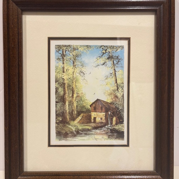 Vgt Framed Artwork "Down South Suite" signed by Sherry Masters Estampes 122/500 - Picture 1 of 2
